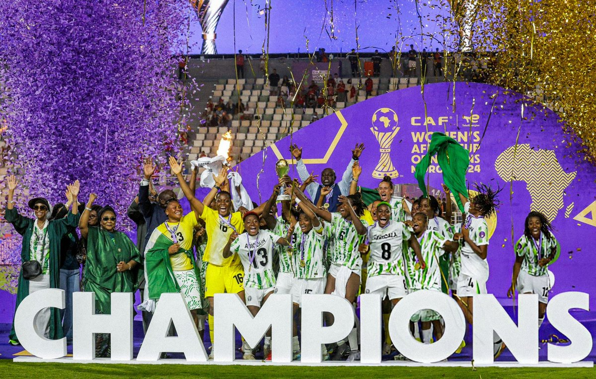 Super Falcons Wins WAFCON 2024 - 10th times